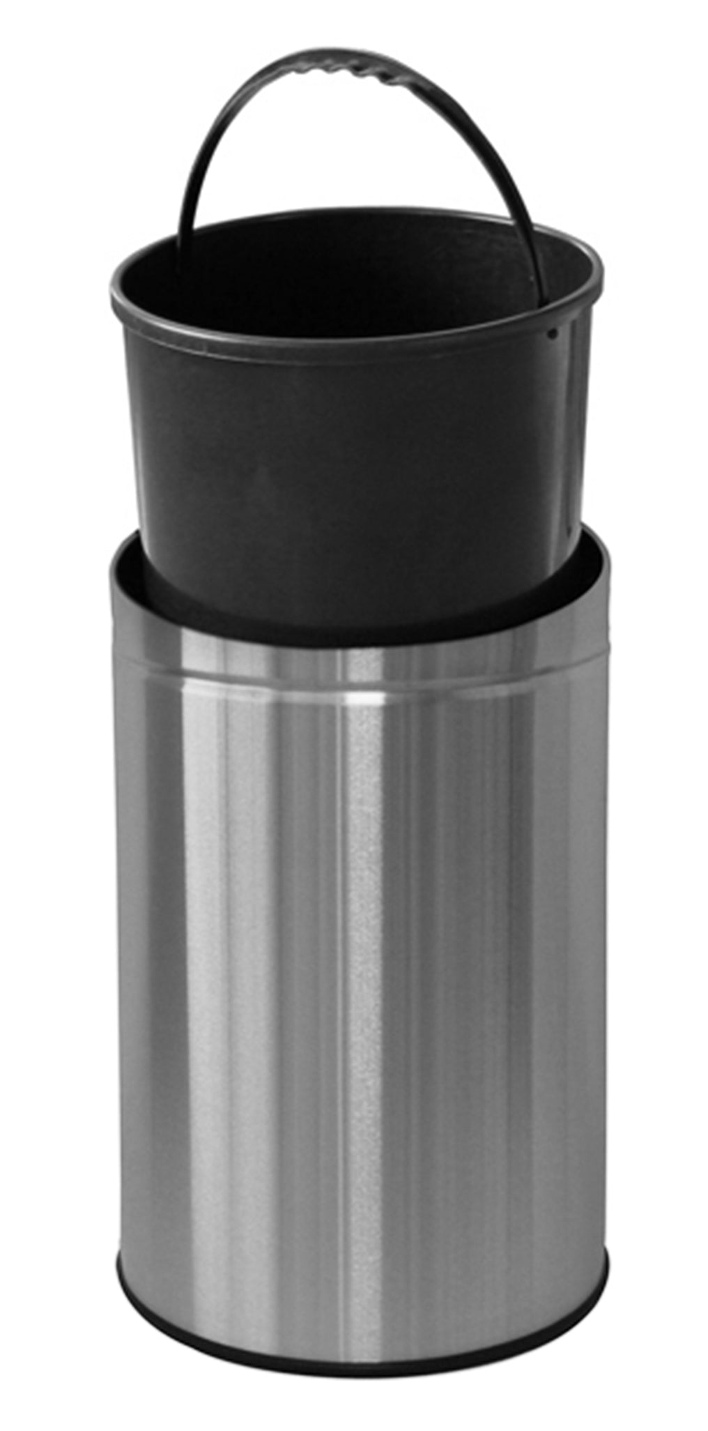 ECHTWERK Abfalleimer Mülleimer mit Sensor Schwarz aus Edelstahl 30 Liter