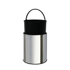ECHTWERK Büro-/Bad-/Kosmetikabfalleimer INOX aus Edelstahl 9 Liter mit Sensor