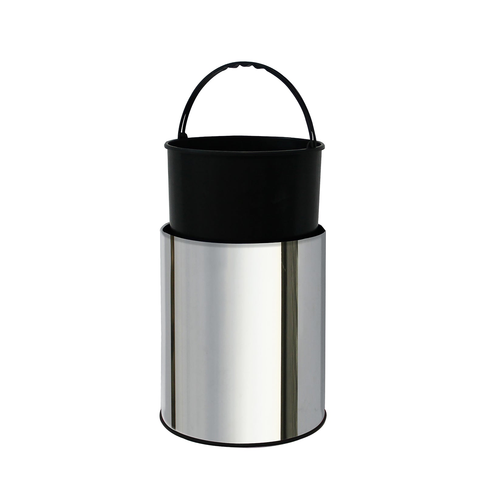 ECHTWERK Büro-/Bad-/Kosmetikabfalleimer INOX aus Edelstahl 9 Liter mit Sensor