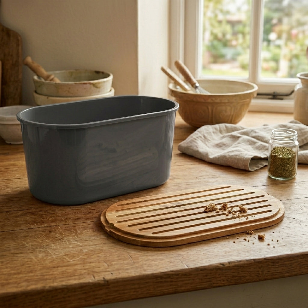 ECHTWERK Brotkasten “FRESH“ Schwarz