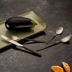 ECHTWERK Tafelbesteck Positano Due-Silber/Black Edition aus Edelstahl