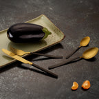 ECHTWERK Tafelbesteck Positano Due-Gold/Black Edition aus Edelstahl