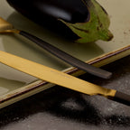 ECHTWERK Tafelbesteck Positano Due-Gold/Black Edition aus Edelstahl