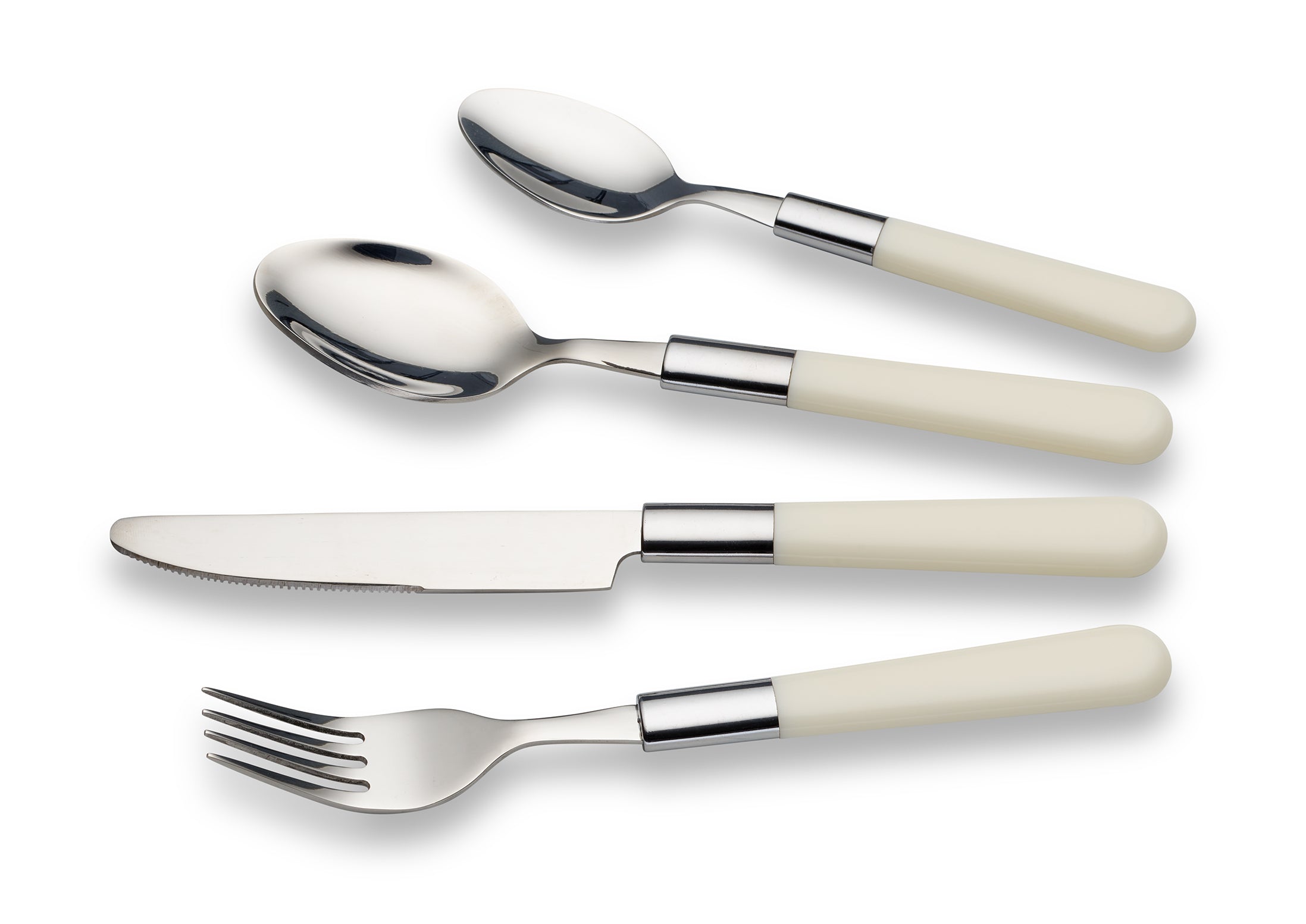 ECHTWERK Besteck Set “Bistro“ Creme aus Edelstahl