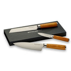 ECHTWERK Damastmesser Set 3-tlg Silber aus Stahl