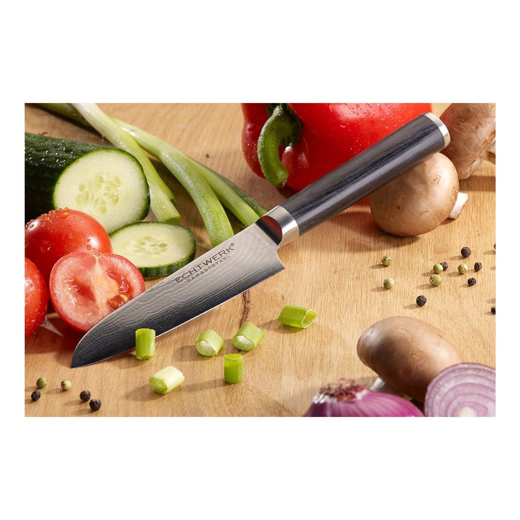 ECHTWERK Damastmesser kleines Santokumesser