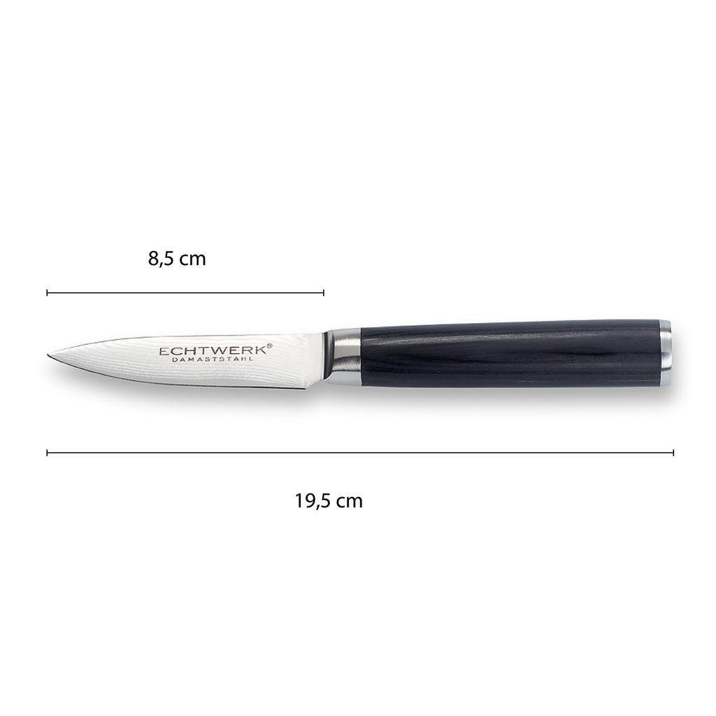 ECHTWERK Damastmesser Schälmesser aus Stahl