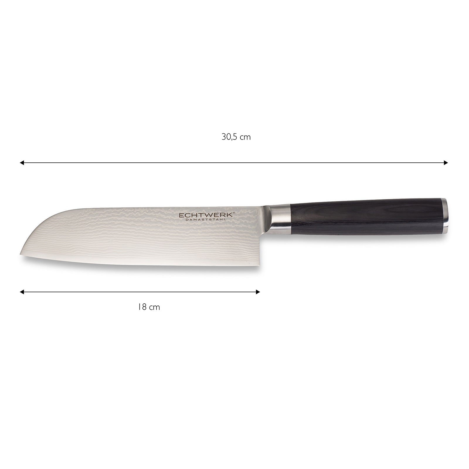 ECHTWERK Damastmesser Santokumesser
