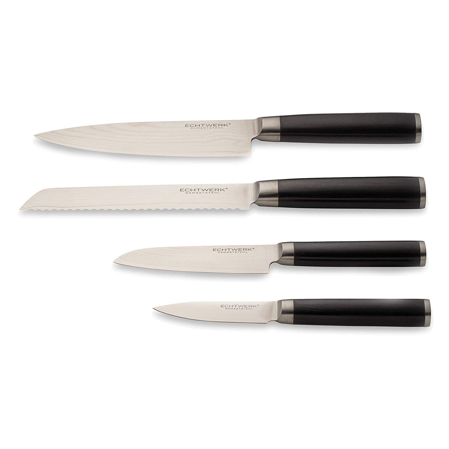 ECHTWERK Damaszener Messer Set aus Stahl