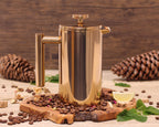 ECHTWERK French Press aus Edelstahl Kupfer 800 ml