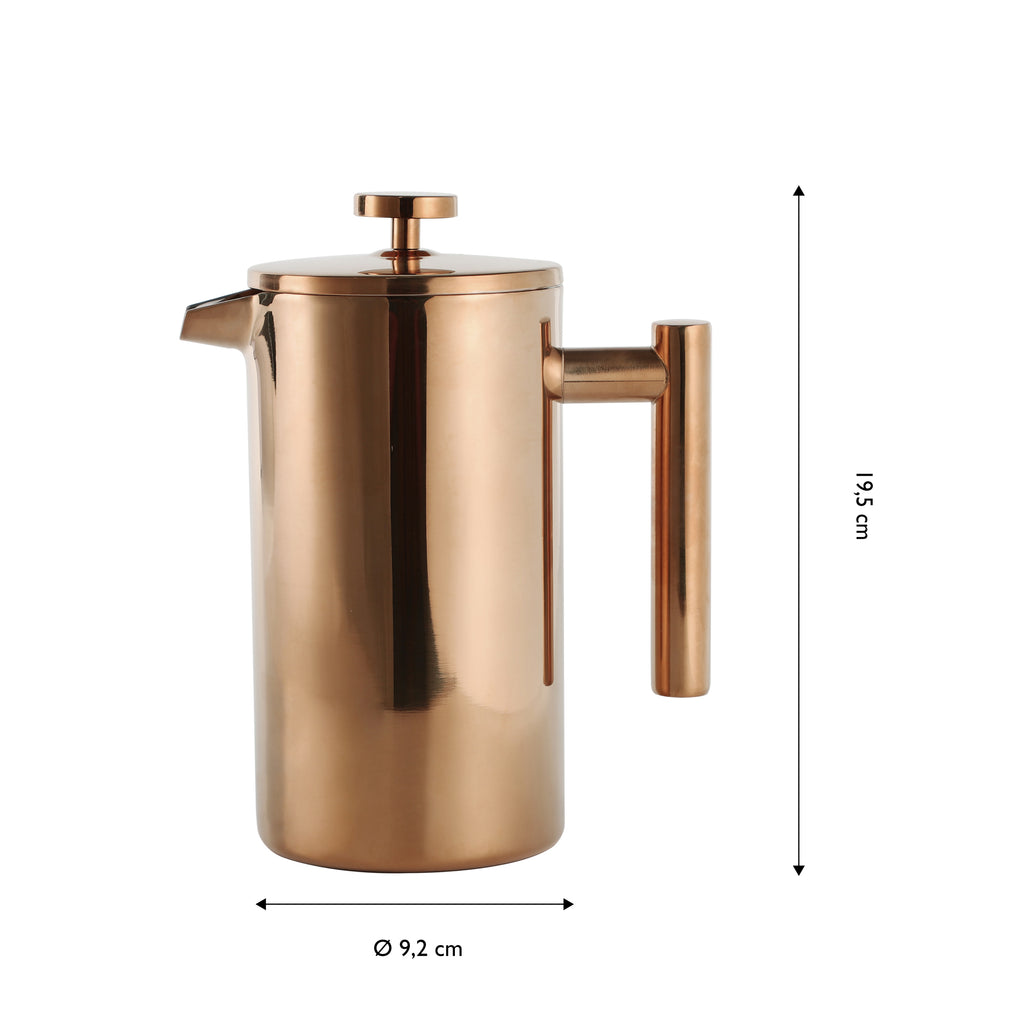 ECHTWERK French Press aus Edelstahl Kupfer 800 ml