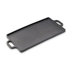 ECHTWERK Grillplatte Big 50,5 × 23 × 1,5 cm aus Gusseisen mit 2 Griffen und Emaille-Beschichtung