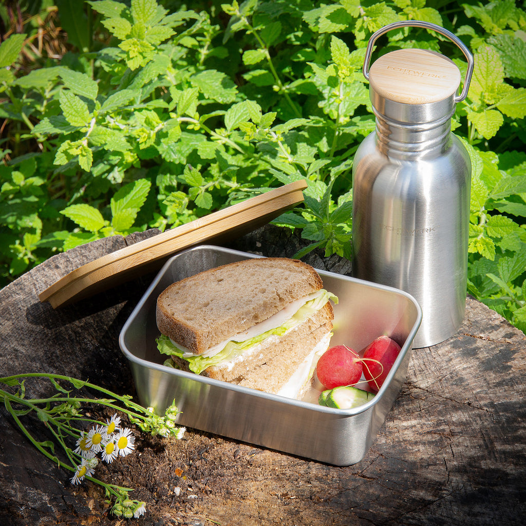 ECHTWERK Praktische Lunchbox aus Edelstahl 800 ml