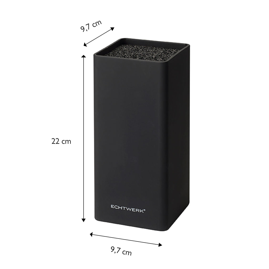 ECHTWERK Universal-Messerblock Square Schwarz