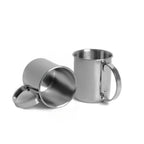 ECHTWERK Moscow Mule Becherset Silber aus Edelstahl 1000 ml