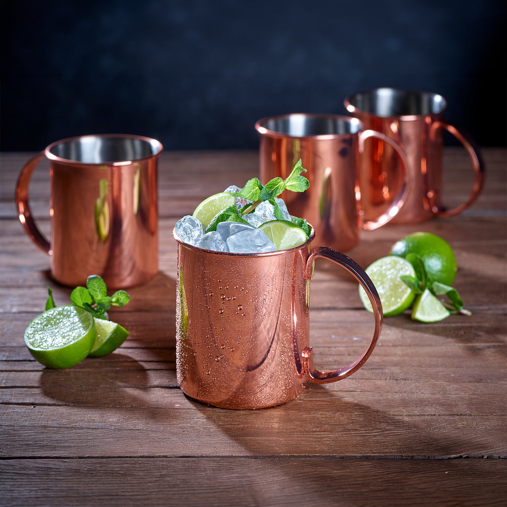 ECHTWERK Moscow Mule Becherset Kupfer aus Edelstahl 1000 ml