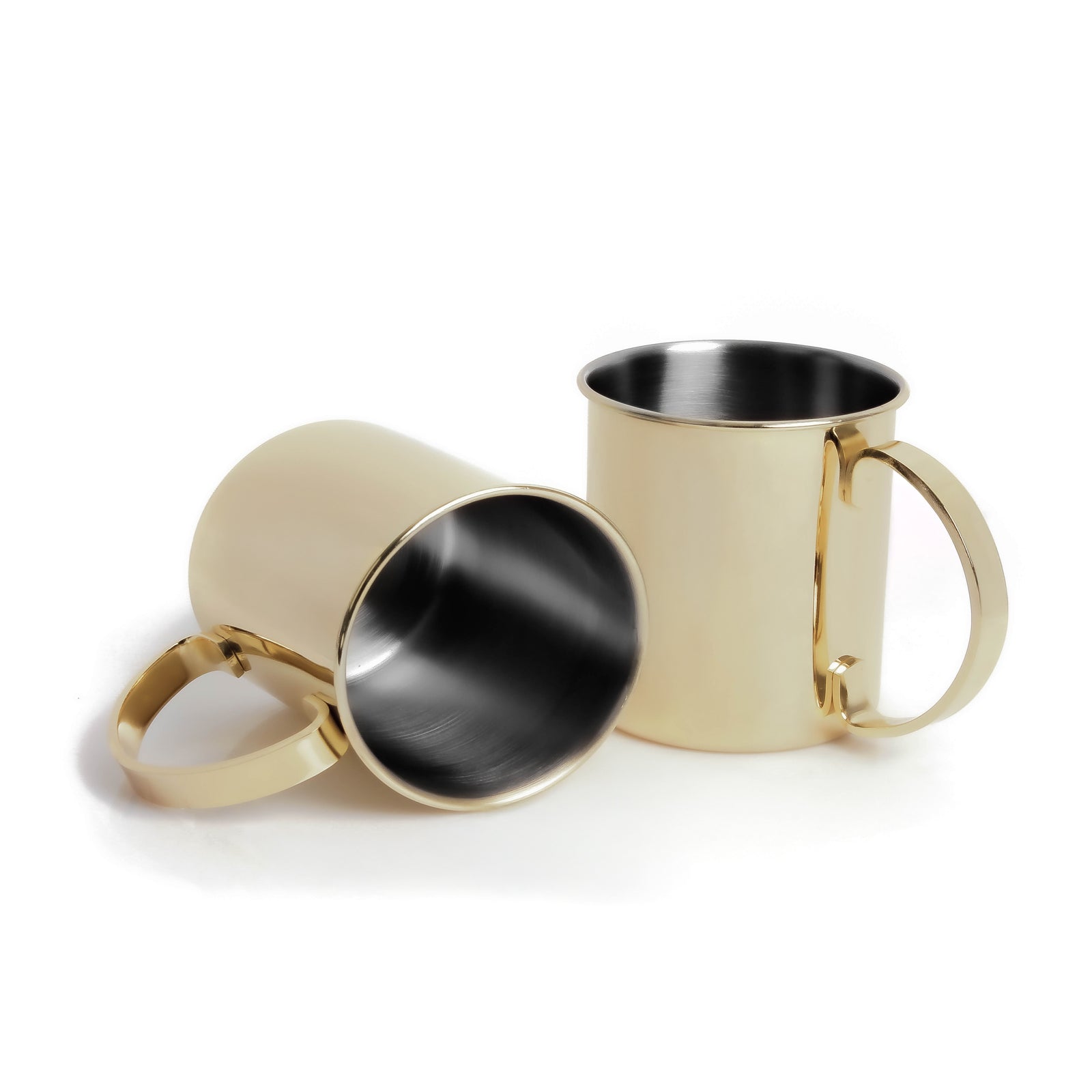 ECHTWERK Moscow Mule Becherset Gold aus Edelstahl 1000 ml