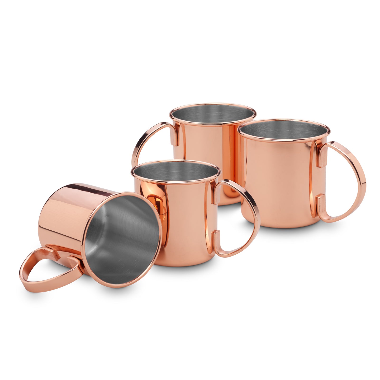 ECHTWERK Moscow Mule Becherset Kupfer aus Edelstahl 480 ml