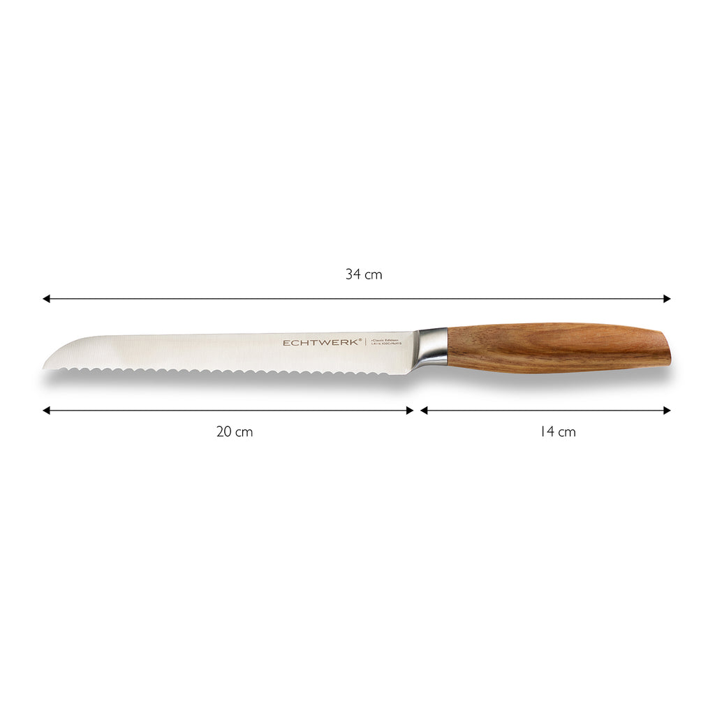 ECHTWERK Brotmesser Classic-Edition aus Edelstahl