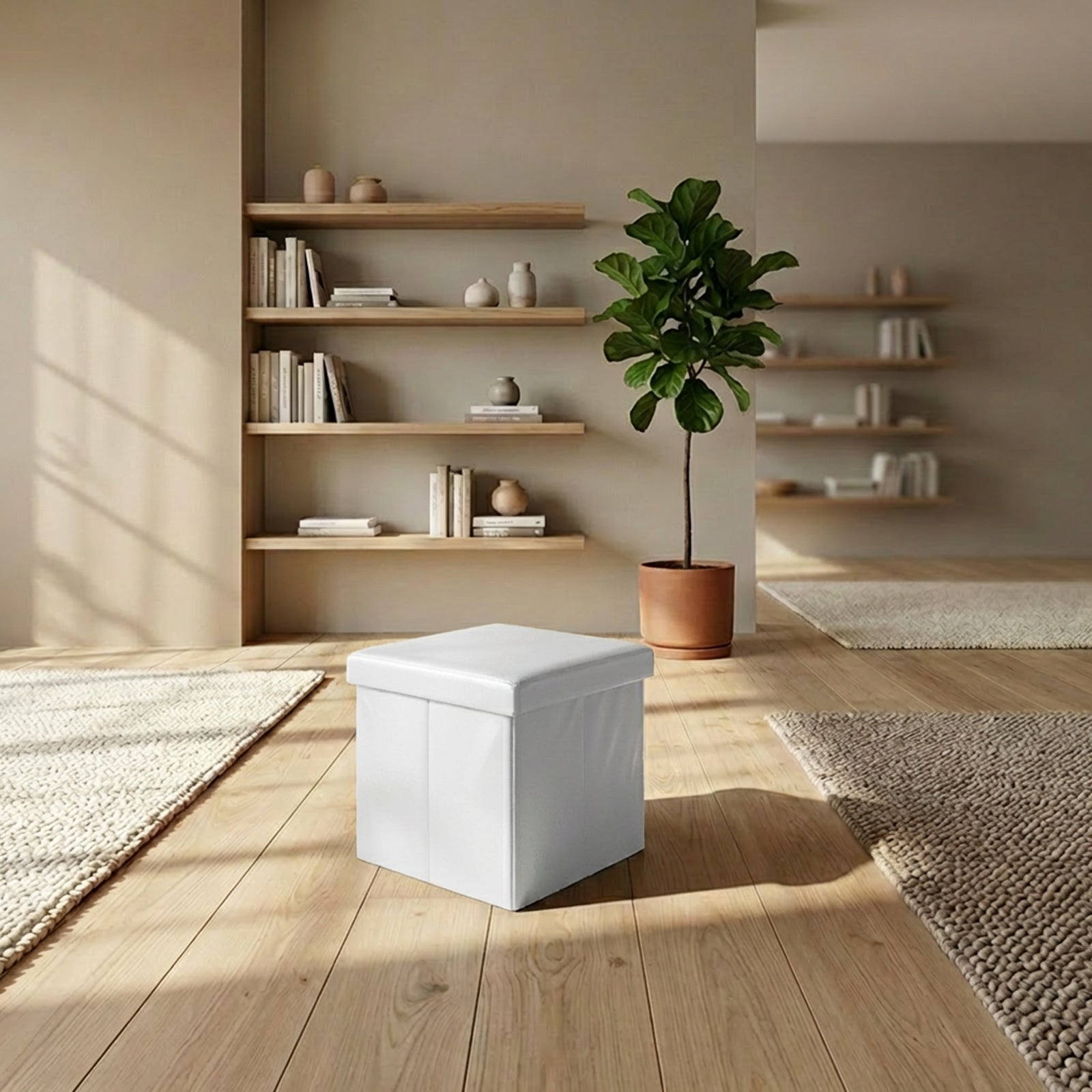 Sitzwürfel "StoreCube", Polsterhocker mit Stauraum