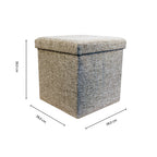 Sitzwürfel "StoreCube", Polsterhocker mit Stauraum