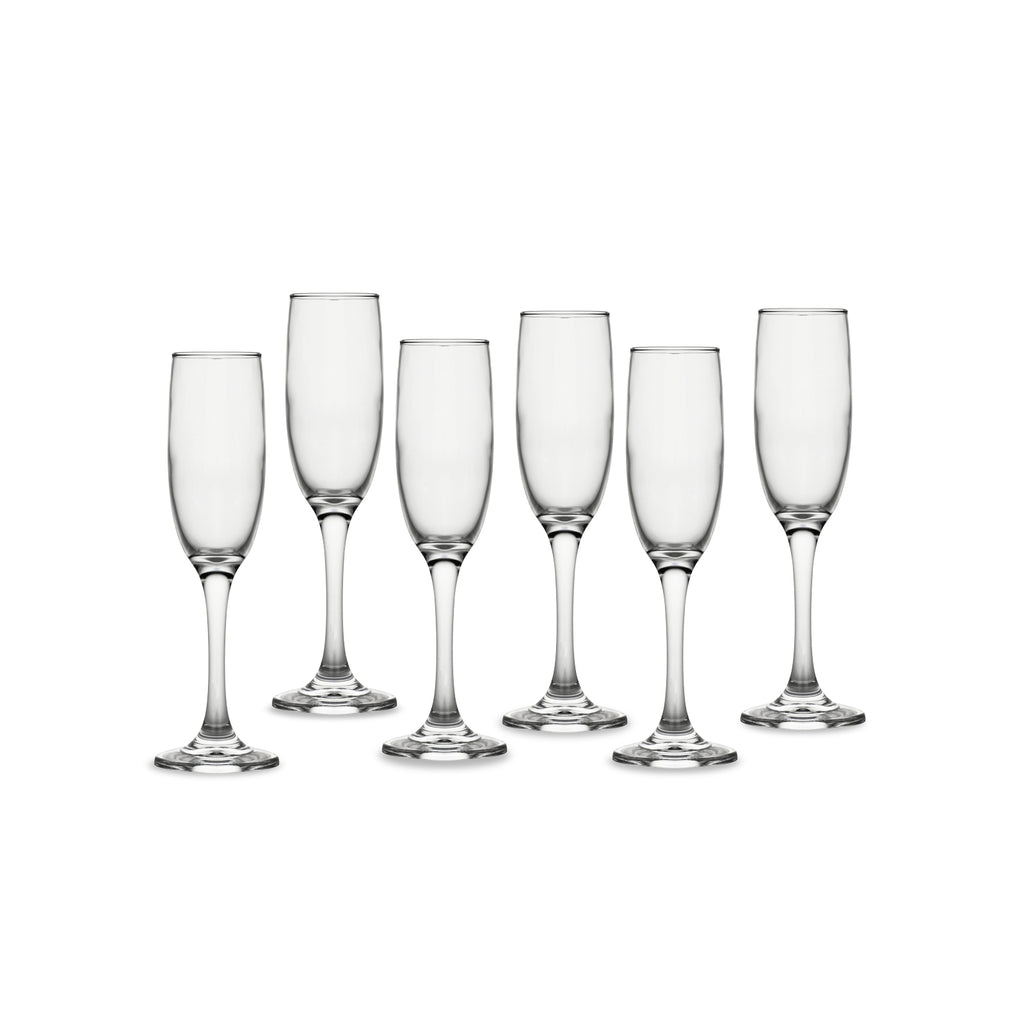 ECHTWERK Sekt-/Champagnerkelche 6er Set 170 ml aus Glas