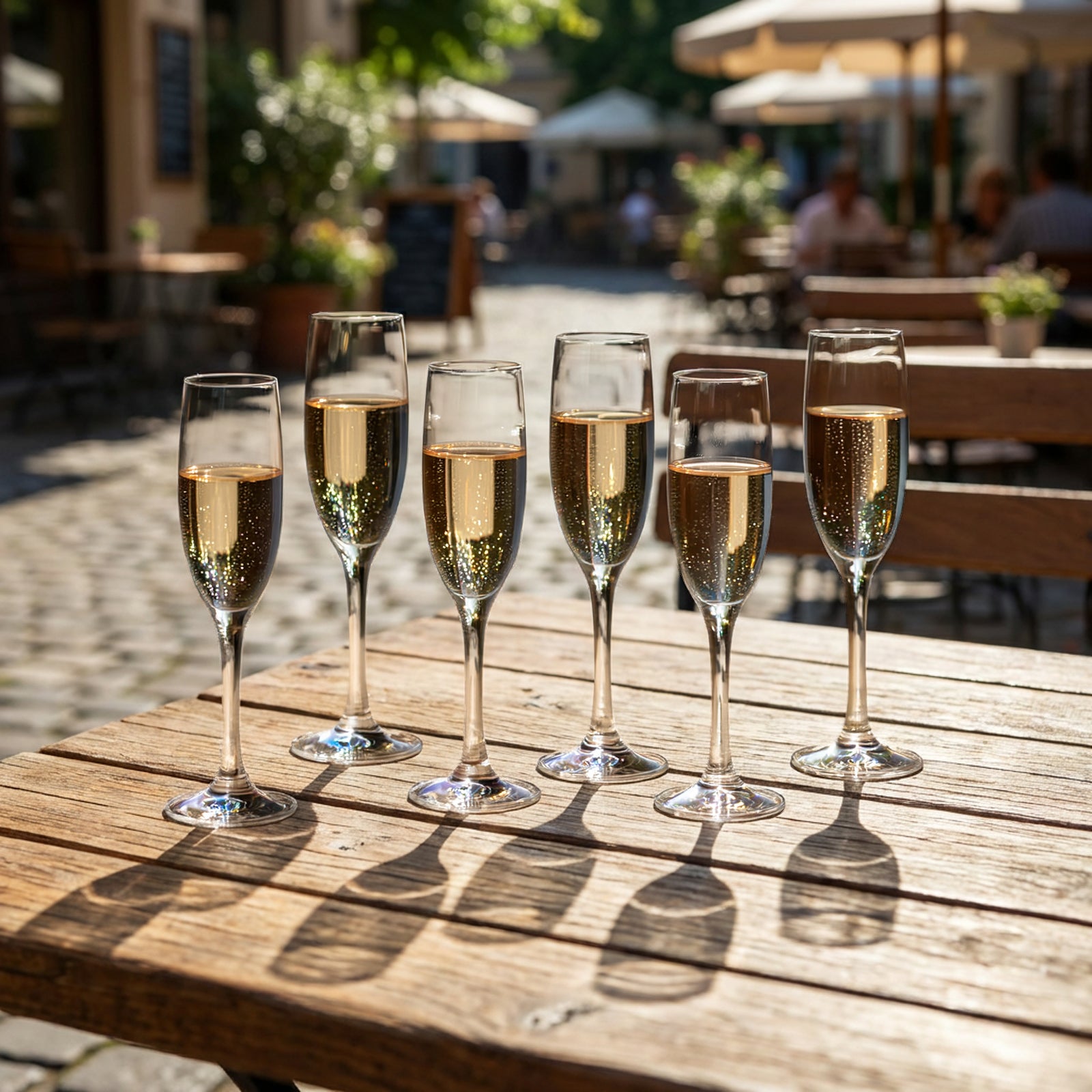 ECHTWERK Sekt-/Champagnerkelche 6er Set 170 ml aus Glas