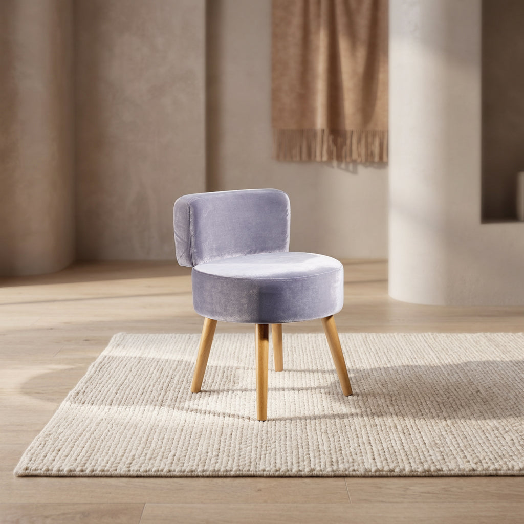 Kleiner Sessel/Hocker "Milo" - mit weicher Schaumstoffpolsterung