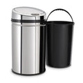 ECHTWERK Abfalleimer Mülleimer mit Sensor INOX aus Edelstahl 30 Liter